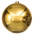 Produktbild: Weihnachtskugel aus Kunststoff, gold, 20 cm Ø
