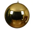 Produktbild: Ball Weihnachten 20CM Gold Klar Poliert Dekorationen Deko Baum