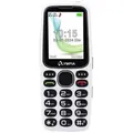 Produktbild: OLYMPIA OFFICE Star Seniorenhandy (Großtasten Handy, Mobiltelefon, Bluetooth, Dual-SIM, weiß) weiß