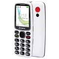 Produktbild: Olympia Star Seniorenhandy | Komfort-Mobiltelefon mit Großtasten | Farb-LC-Display | SOS-Taste | Seniorenhandy ohne Vertrag | Freisprechfunktion | Bluetooth | MicroSD Slot | Taschenlampe | Weiß
