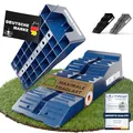 Produktbild: WERKTHOR Auffahrkeile für Wohnmobil - [2er Set] Hochbelastbare Auffahrkeile für maximalen Halt [<5t] - Auffahrkeile für Wohnwagen Wohnmobil & Anhänger - Keile für jeden Untergrund