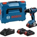 Produktbild: Akku-Schlagbohrschrauber GSB 18V-65 Professional, 18Volt blau, 2x Li-Ion Akku ProCORE18V 4,0Ah, in L-BOXX