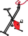 Produktbild: tectake® Heimtrainer FitX-Bike klappbar, 8 Schwierigkeitsstufen inklusive Trainingscomputer und Pulsmesser