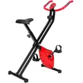 Produktbild: TecTake GmbH Heimtrainer FitX-Bike, klappbar mit Trainingscomputer - 113 x 41 x 81 cm 404950