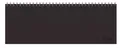 Produktbild: Tischkalender quer Professional Premium 2026 schwarz: 1 Woche 2 Seiten; Bürokalender mit edlem Hardcover; Tischquerkalender im Format: 29,8 x 10,5 cm