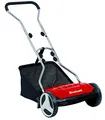 Produktbild: Einhell Handrasenmäher GE-HM 38 S-F (38cm Schnittbreite, berührungslose Schneidetechnik, kugelgelgerte Mähspindel, großflächige Räder, 26L Grasfangkorb)