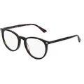 Produktbild: Gucci GG0027O Unisex-Brille inkl. Gläser Vollrand Rund Acetat-Gestell 50/20/140, braun