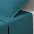 Produktbild: Bettlaken Aus Baumwolle - Blaugrün - 180x290 Cm