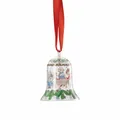 Produktbild: Hutschenreuther Weihnachten Sammelkollektion 2025 Glasglocke Weihnachtsspiele Weihnachtsglocke, 7 cm