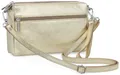 Produktbild: Caspar Umhängetasche Kleine Damen Crossbody Bag Leder Tasche - CLASSIC LINE - Modell No.815, leicht, elegant & unempfindlich - 100% Echtleder - Handmade in Italy