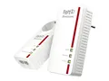 Produktbild: FRITZ! AVM FRITZ!Powerline 1260E - WLAN Set - Powerline Adapterkit 1GbE, HomePlug AV (HPAV)