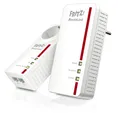 Produktbild: FRITZ!Powerline 1260 (früher 1260E) WLAN Set Powerline Adapterkit GigE, HomePlug AV WiFi5 Dual-Band an Wandsteckdose anschließbar