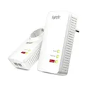 Produktbild: AVM FRITZ!Powerline 1260 WLAN Set Gigabit-Heimnetz WLAN AC+N an jeder Steckdose