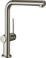 Produktbild: hansgrohe Talis M54 - Küchenarmatur, 1 Strahlart, Wasserhahn Küche mit Auslaufhöhe 270 mm, Mischbatterie Küche 360° schwenkbar, Edelstahl Finish, 72840800