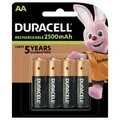 Produktbild: Duracell Recharge Ultra Duralock AA HR6 Mignon 2500 mAh - 4er Blister