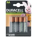 Produktbild: Duracell PreCharged Mignon Akku NiMH 1,2V mit max. 2500mAh in 4er Blisterverpackung 5000394057043