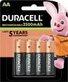Produktbild: DURACELL® Akku Mignon AA, 2400 mAH, 4 Stück 186244