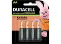 Produktbild: DURACELL® Akku Mignon AA, 2400 mAH, 4 Stück