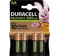 Produktbild: Duracell Duracell HR06 StayCharged Akku AA 2400mAh 4er Packung Handy-Akku Bezeichnung des Produkts (230 Volt V), Leicht und tragbar, ideal für unterwegs