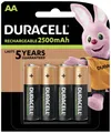 Produktbild: Duracell PreCharged HR06 Mignon (AA)-Akku NiMH 2500 mAh 1.2V 4St.
