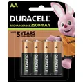 Produktbild: kQ Duracell Akku Recharge Ultra Mignon AA HR6 NiMH 1.2V 2500 mAh 4er Blister