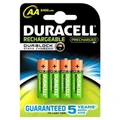 Produktbild: Duracell Akku Batterie NiMH Mignon AA 4er-Pack vorgeladen