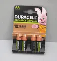 Produktbild: 4x Duracell AAA Batterien HR03/DX1500 NiMH 1.2V Recharge 2500mAh 52348634PO NEU