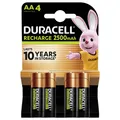 Produktbild: 4er Multipack Duracell PreCharged HR06 Mignon (AA)-Akku NiMH 2500 mAh 1.2 V 4