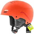 Produktbild: uvex Wanted - robuster, Leichter und stylischer Skihelm für Damen und Herren mit individueller Größenanpassung - Fierce red Stripes matt - 58-61 cm