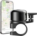 Produktbild: TeamNobile AirBell Pro Fahrradklingel, 22 mm, für Apple Find My (AB_IC_A_01_22MM)
