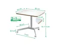 Produktbild: Esselte Leitz Ergo Small - Sitz-/ Stehtisch - mobil
