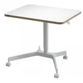 Produktbild: LEITZ Ergo Compact Workstation - Sitz/Stehtisch - höhenverstellbar - Rollen-weiß
