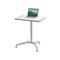 Produktbild: LEITZ Ergo höhenverstellbarer Schreibtisch weiß 80x60 cm 4-Fuß-Gestell 65360001
