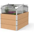 Produktbild: Juwel Thermo Frühbeet EASY FIX 120/80 (für Palettenrahmen-Hochbeete 120x80 cm, rostfreie Aluprofile (20222)