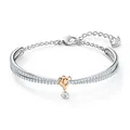Produktbild: Swarovski Lifelong Heart Armreif, Herz, Weiß, Metallmix
