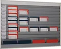 Produktbild: Planungstafel H1282xB1580xT78mm 10 Schienen grau
