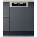 Produktbild: Bauknecht BSBO 3O35 PF X Integrierter Geschirrspüler/45 cm Breite/PowerClean/ActiveDry/ Hygieneprogramm/Vollwasserschutz/Besteckschublade/ Kinders... - Silber