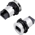 Produktbild: TRU COMPONENTS RJ45-02 RJ-Einbaubuchse RJ45 CAT5 8/8 1417396 Buchse, Einbau Silber 1 St.