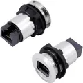 Produktbild: TRU COMPONENTS RJ45-02 RJ-Einbaubuchse RJ45 CAT5 8/8 1417396 Buchse, Einbau