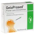 Produktbild: GeloProsed® Pulver zum Einnehmen: Effektive Linderung von Erkältungssymptomen wie Kopfschmerzen und Fieber im Zusammenhang mit einer verstopfter Nase – praktisch für Unterwegs, 10 Beutel