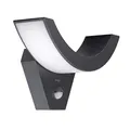 Produktbild: Oktaplex Aussenlampe mit Bewegungsmelder LED warmweiß IP54 Außenleuchte 750lm 10W Wandleuchte anthrazit Außenbeleuchtung 3000K Außenlampe Lima Motion