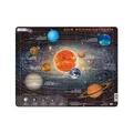 Produktbild: Larsen Puzzle SS1 Sonnensystem, Alter 4–12, Planeten Lernspiel, 70 Teile, Astronomie entdecken, stabiles Tray & Rahmen, Made in Norway