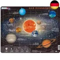 Produktbild: Larsen SS1 Sonnensystem, Deutsch Ausgabe, Rahmenpuzzle mit 70 Teilen
