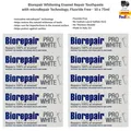 Produktbild: Biorepair Pro White Whitening Zahncreme – Fluoridfreie Zahnpasta 10 x 75ml