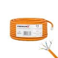 Produktbild: Premium X CAT 7 Netzwerkkabel 15m LAN Kabel Simplex Kupferkabel Ethernet Datenkabel S/FTP PiMF PoE Eca Kat7 Verlegekabel Installationskabel für müheloses Verlegen