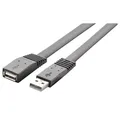 Produktbild: Renkforce Renkforce USB-Kabel USB 2.0 USB-A Stecker, USB-A Buchse 1.00 m Schwar USB-Kabel, (100.00 cm)
