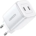 Produktbild: UGREEN Nexode 45W Dual USB-C PD Charger (25W+20W) white - Weiß