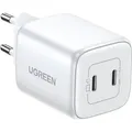 Produktbild: Ugreen Gan Schnellladegerat 2x Usb C 45w - Wei