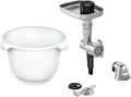 Produktbild: Bosch MUZ9BS1 BakingSensation Set, Fleischwolf, Rührschüssel, Gebäckeinsatz, Edelstahl