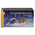 Produktbild: EWA Pyramidenkerzen klein, Natur ca. 14 x 74 mm 50 Stück/Pack, Weihnachtskerzen, Adventskerzen, Christbaumkerzen, Baumkerzen, Kerzen